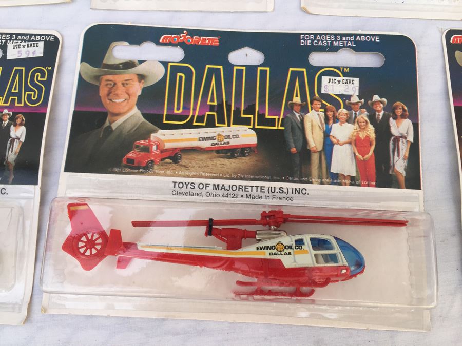 (11) MAJORETTE Die Cast Metal Vehicles Cars From The Original DALLAS TV Series France 1981 [Photo 8]