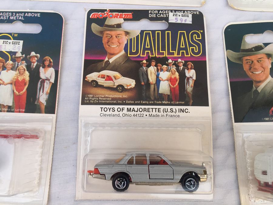 (11) MAJORETTE Die Cast Metal Vehicles Cars From The Original DALLAS TV Series France 1981 [Photo 7]