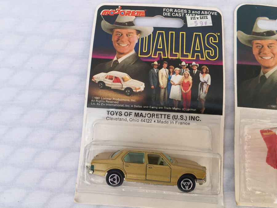 (11) MAJORETTE Die Cast Metal Vehicles Cars From The Original DALLAS TV Series France 1981 [Photo 9]