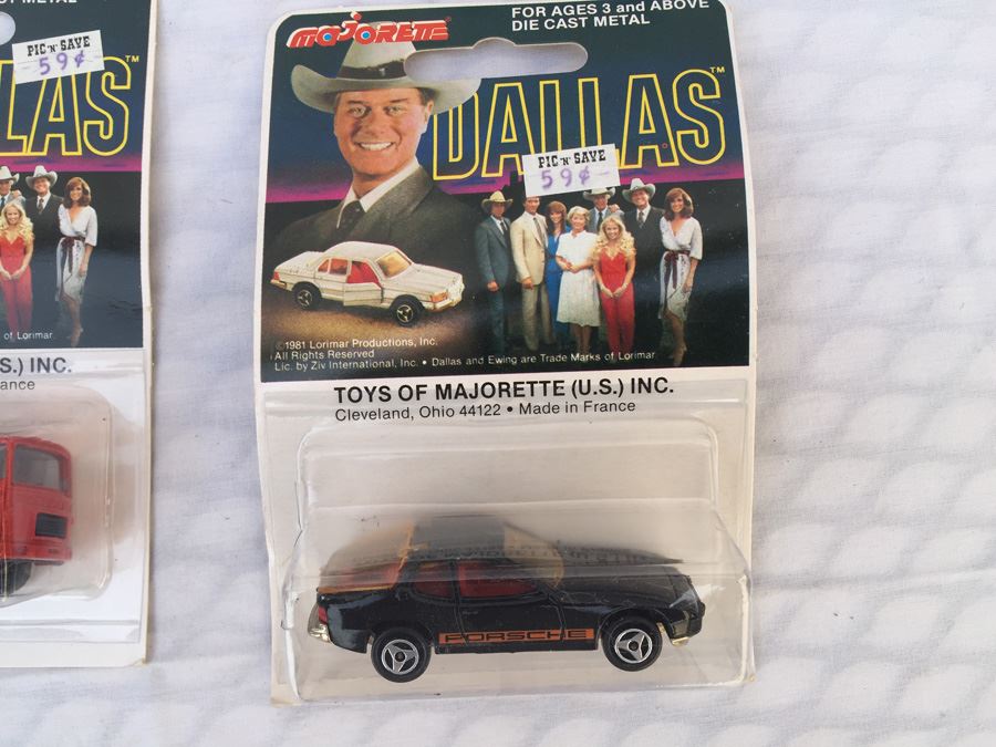 (11) MAJORETTE Die Cast Metal Vehicles Cars From The Original DALLAS TV Series France 1981 [Photo 12]