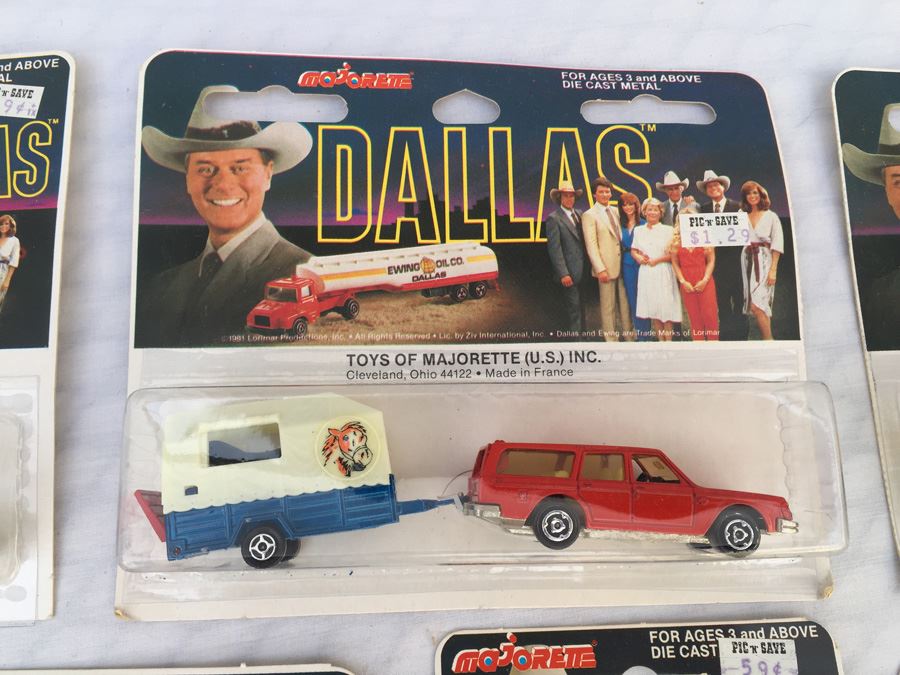 (11) MAJORETTE Die Cast Metal Vehicles Cars From The Original DALLAS TV Series France 1981 [Photo 4]
