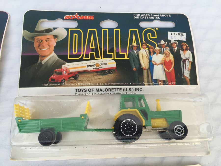 (11) MAJORETTE Die Cast Metal Vehicles Cars From The Original DALLAS TV Series France 1981 [Photo 5]