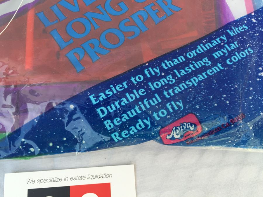 Pair Of STAR TREK Octopus Kites New In Original Packaging 1979 [Photo 12]