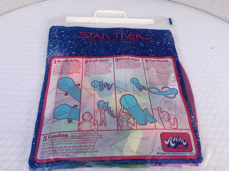 Pair Of STAR TREK Octopus Kites New In Original Packaging 1979 [Photo 13]
