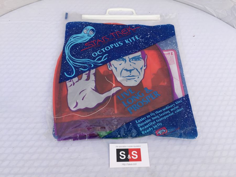 Pair Of STAR TREK Octopus Kites New In Original Packaging 1979 [Photo 8]