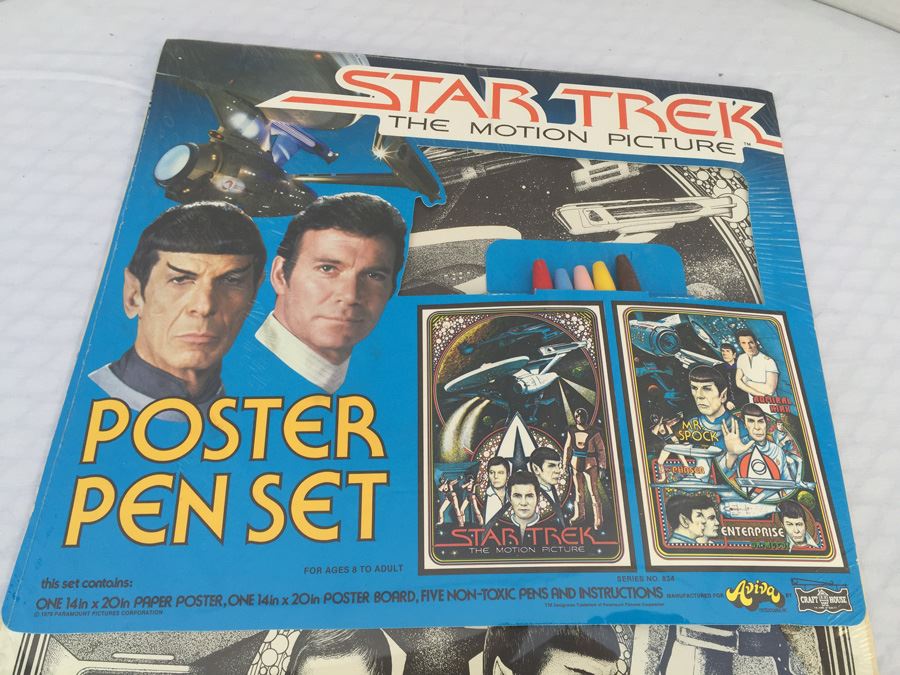 STAR TREK The Motion Picture Poster Pen Set 1979 [Photo 4]