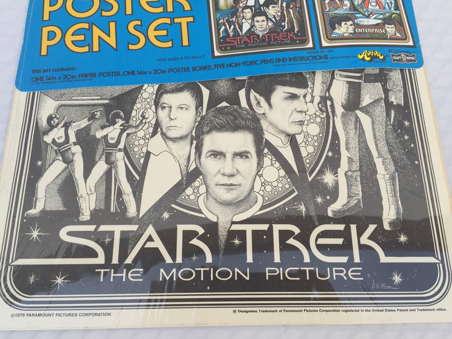 STAR TREK The Motion Picture Poster Pen Set 1979 [Photo 3]