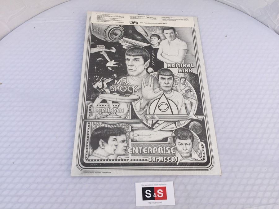 STAR TREK The Motion Picture Poster Pen Set 1979 [Photo 7]