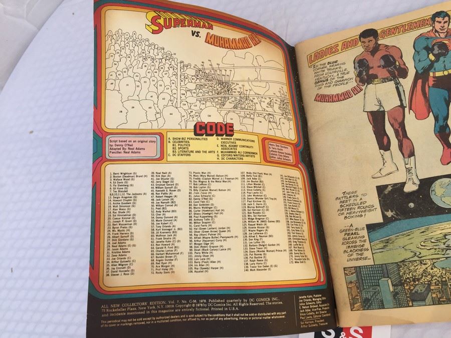 Superman Vs. Muhammad Ali Whitman 1978 DC Comics [Photo 8]