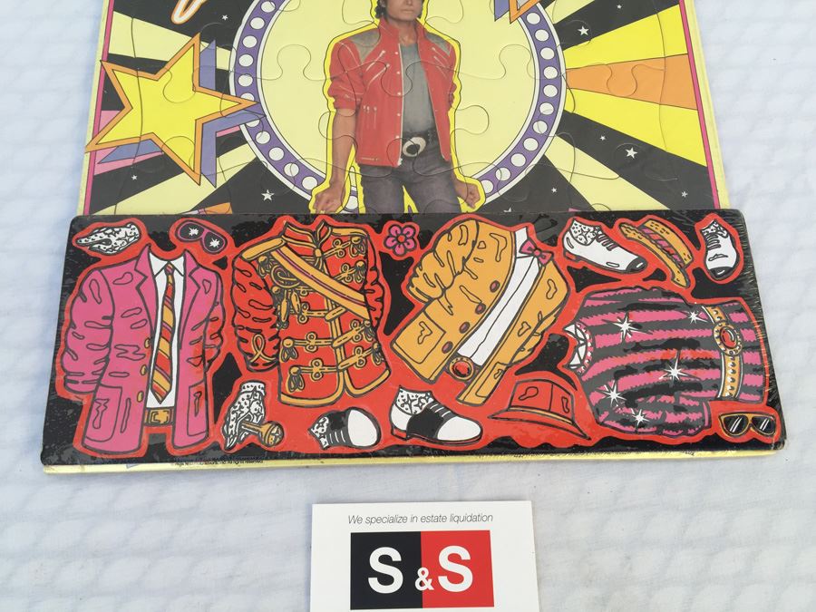 Michael Jackson Puzzleforms Colorforms Sealed [Photo 7]