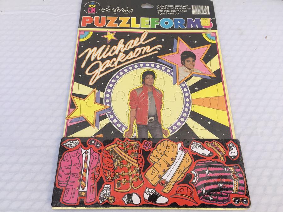 Michael Jackson Puzzleforms Colorforms Sealed [Photo 2]