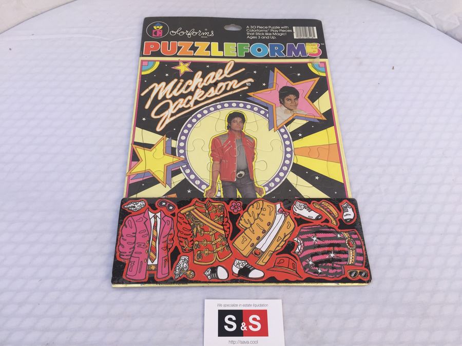 Michael Jackson Puzzleforms Colorforms Sealed
