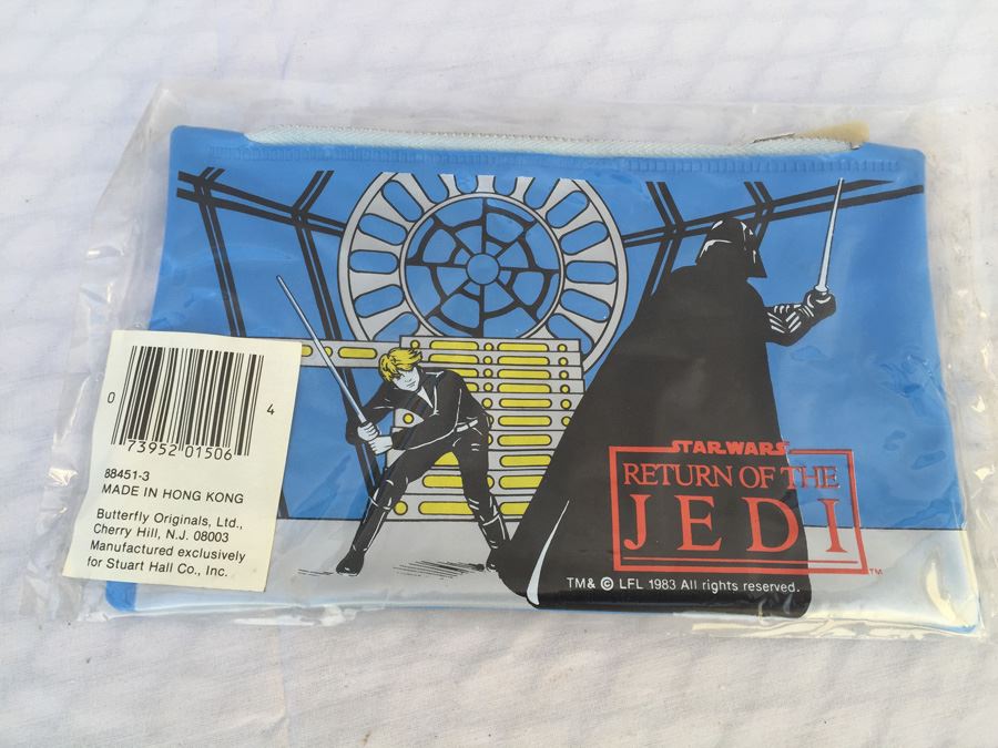 Star Wars Return Of The Jedi Pencil Case Pouch 1983 New In Original Packaging [Photo 4]