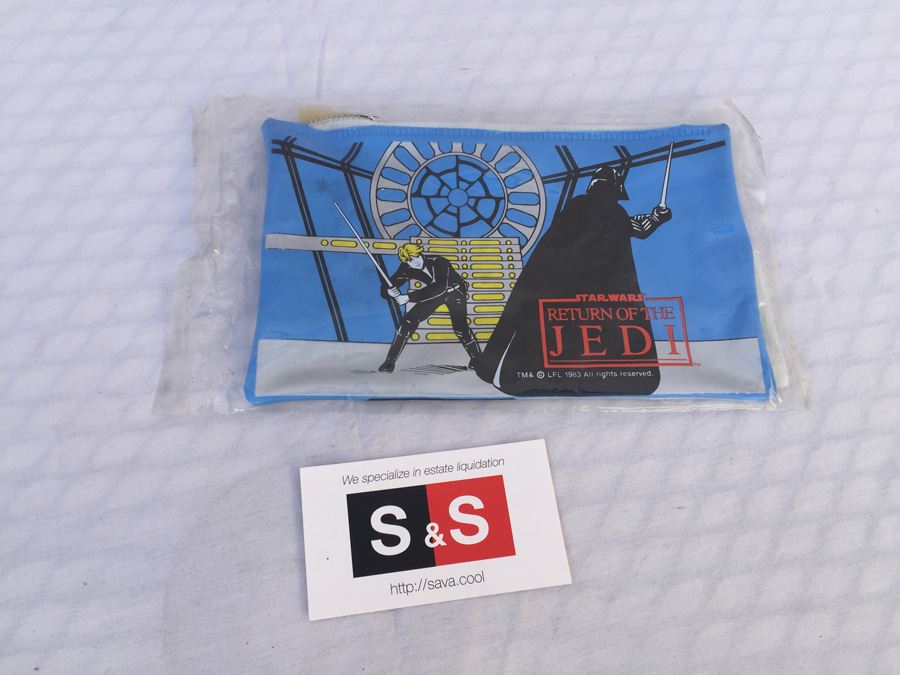 Star Wars Return Of The Jedi Pencil Case Pouch 1983 New In Original Packaging [Photo 1]