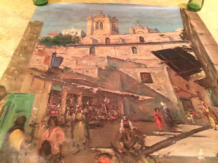 Original Vintage Nazareth Israel Travel Poster [Photo 6]