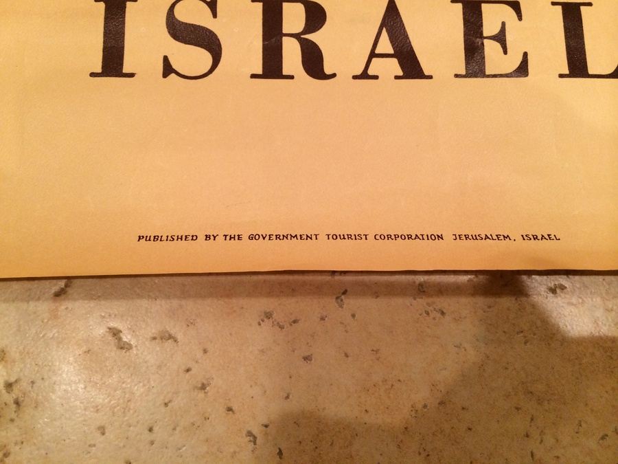 Original Vintage Nazareth Israel Travel Poster [Photo 9]