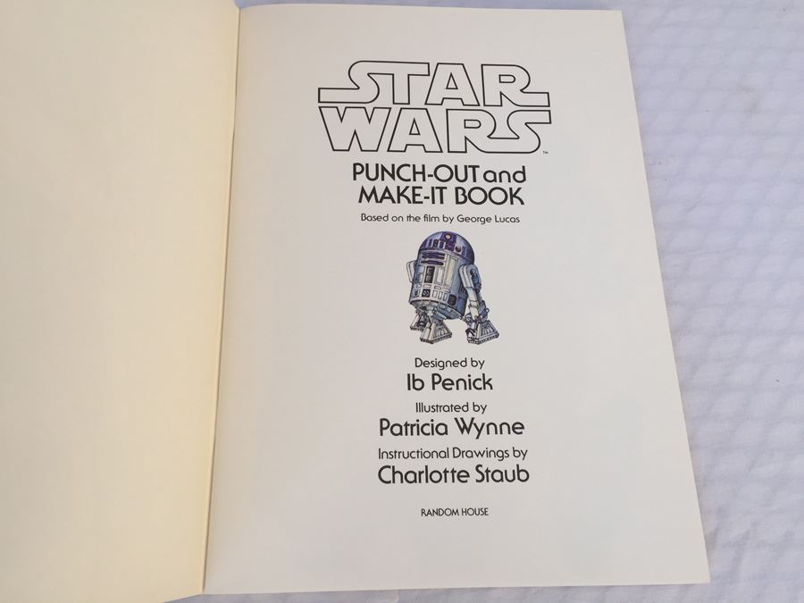 Star Wars Punch-Out And Make-It Book Random House 1978 First Edition New [Photo 2]