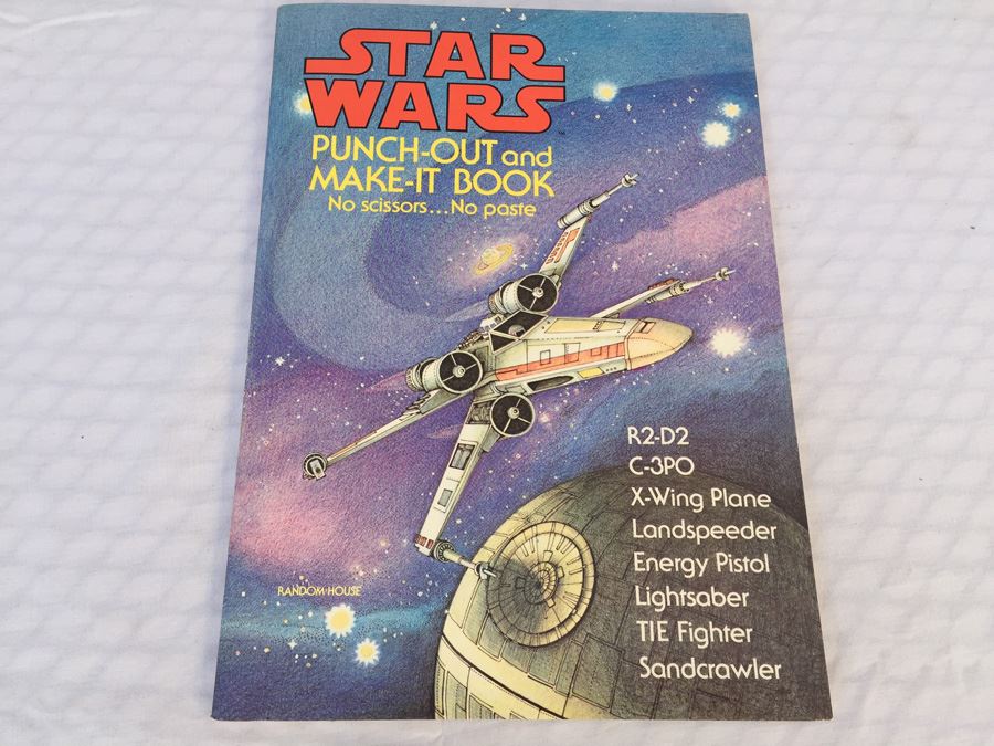 Star Wars Punch-Out And Make-It Book Random House 1978 First Edition New [Photo 4]