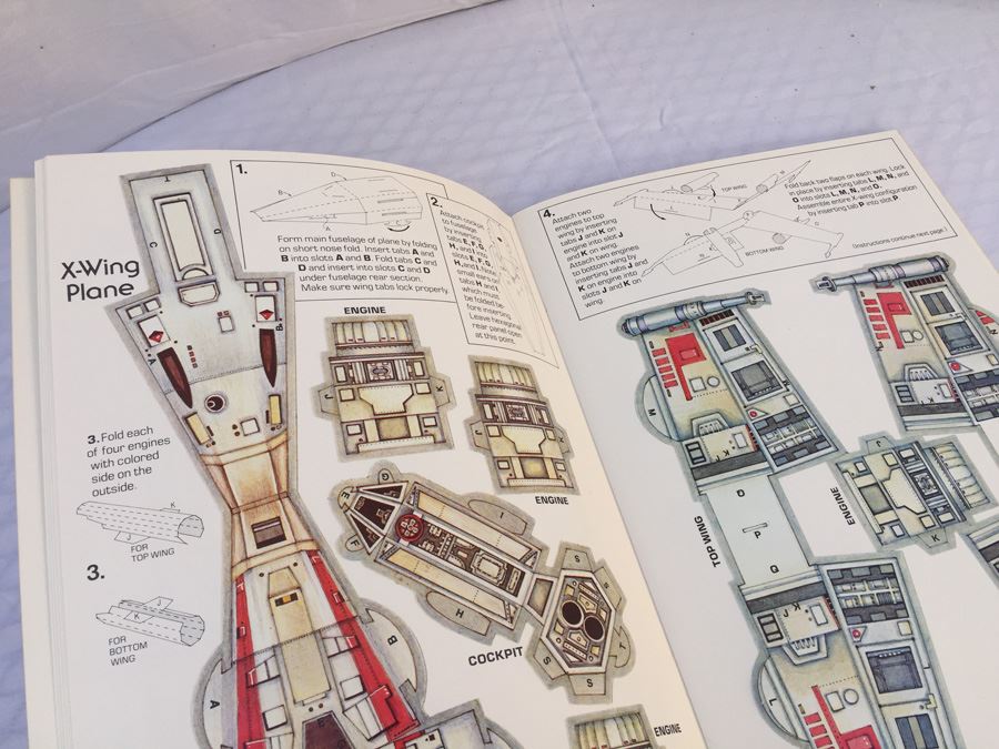 Star Wars Punch-Out And Make-It Book Random House 1978 First Edition New [Photo 3]