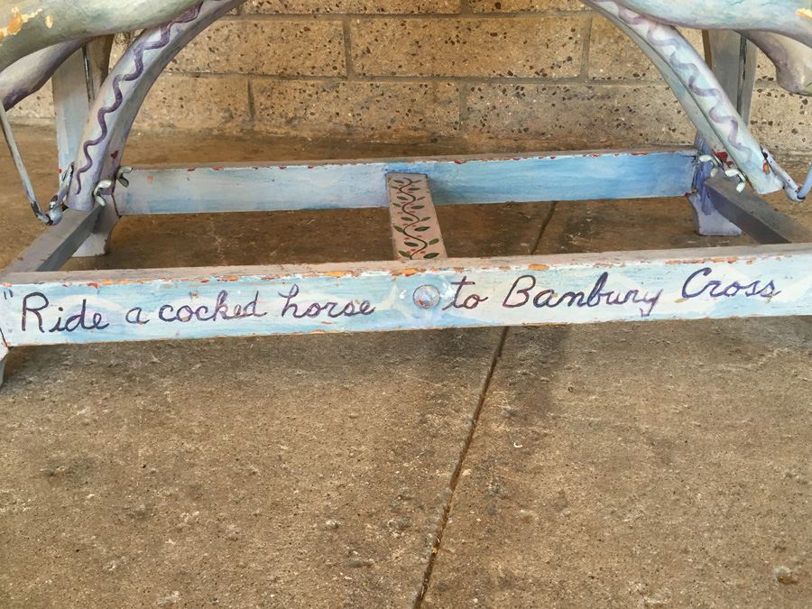 Antique Wooden Hand Painted Rocking Horse [Photo 14]