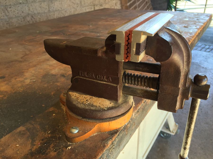 Industrial Work Bench On Casters With Vise [Photo 11]