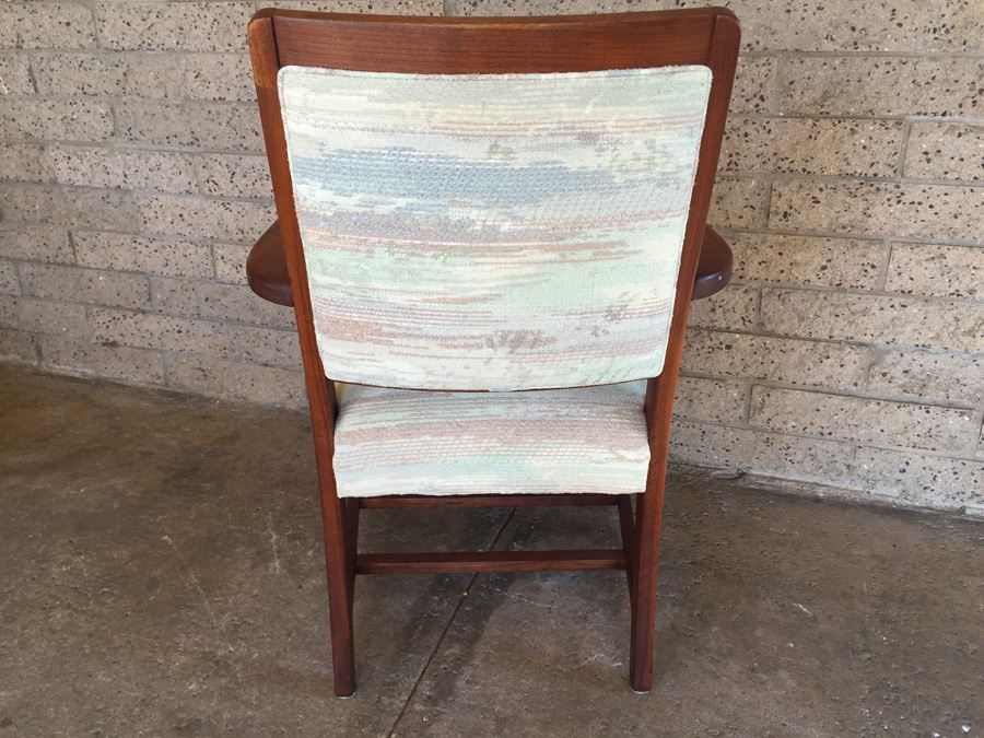 Upholstered Wooden Arm Chair [Photo 6]