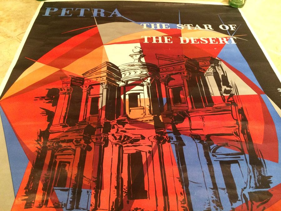 Original Vintage Jordan The Holyland Travel Poster [Photo 6]