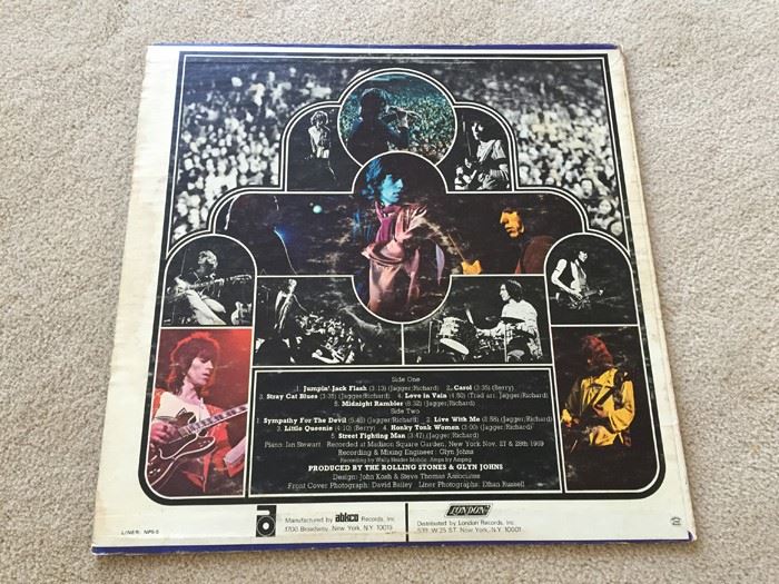 The Rolling Stones In Concert - Get Yer Ya-Ya's Out - LONDON NPS-5 [Photo 2]