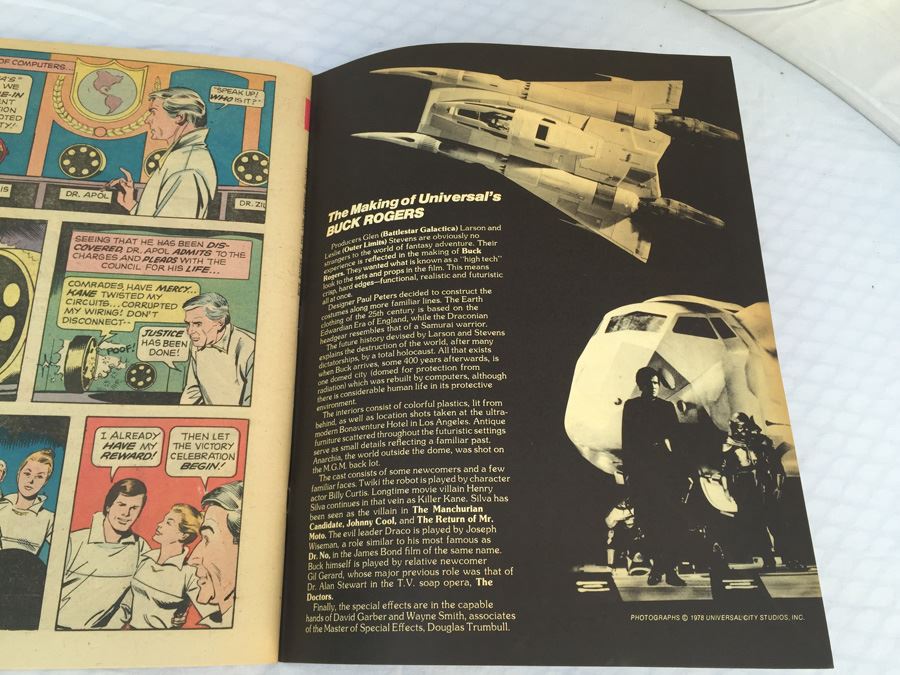 BUCK ROGERS Giant Movie Edition Comic Book Adaption Whitman 1979 [Photo 9]