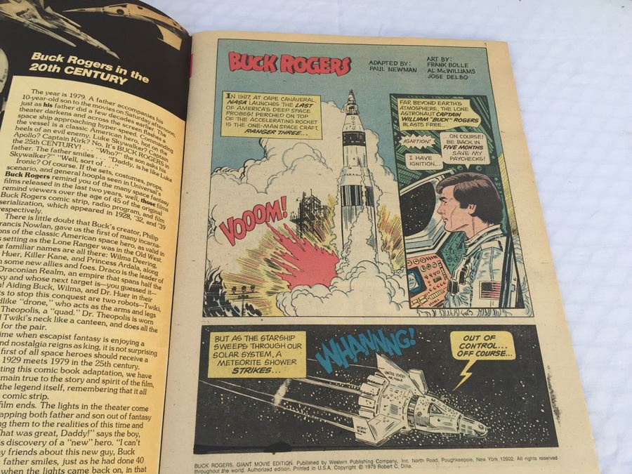 BUCK ROGERS Giant Movie Edition Comic Book Adaption Whitman 1979 [Photo 7]