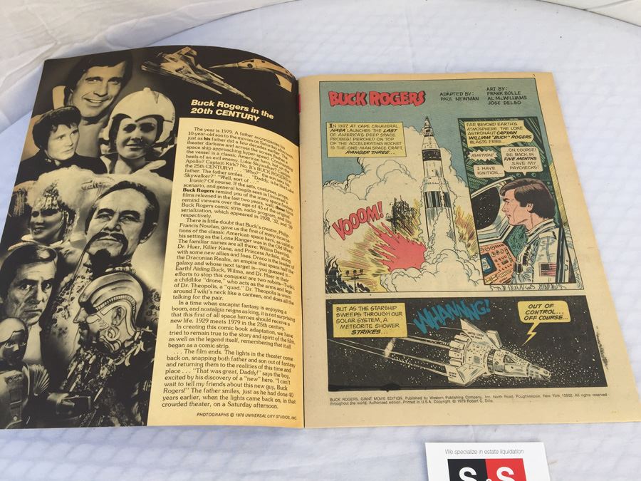BUCK ROGERS Giant Movie Edition Comic Book Adaption Whitman 1979 [Photo 3]