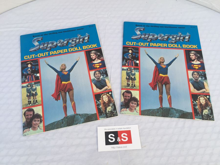 Supergirl Cut-Out Paper Doll Book 1984