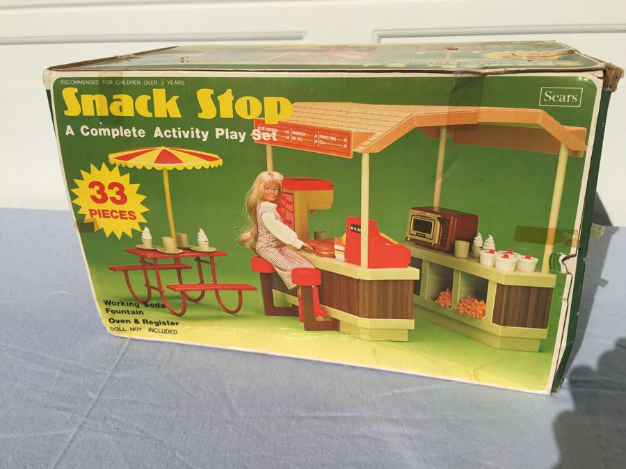 Vintage Snack Stop Activity Play Set SEARS In Box  [Photo 1]
