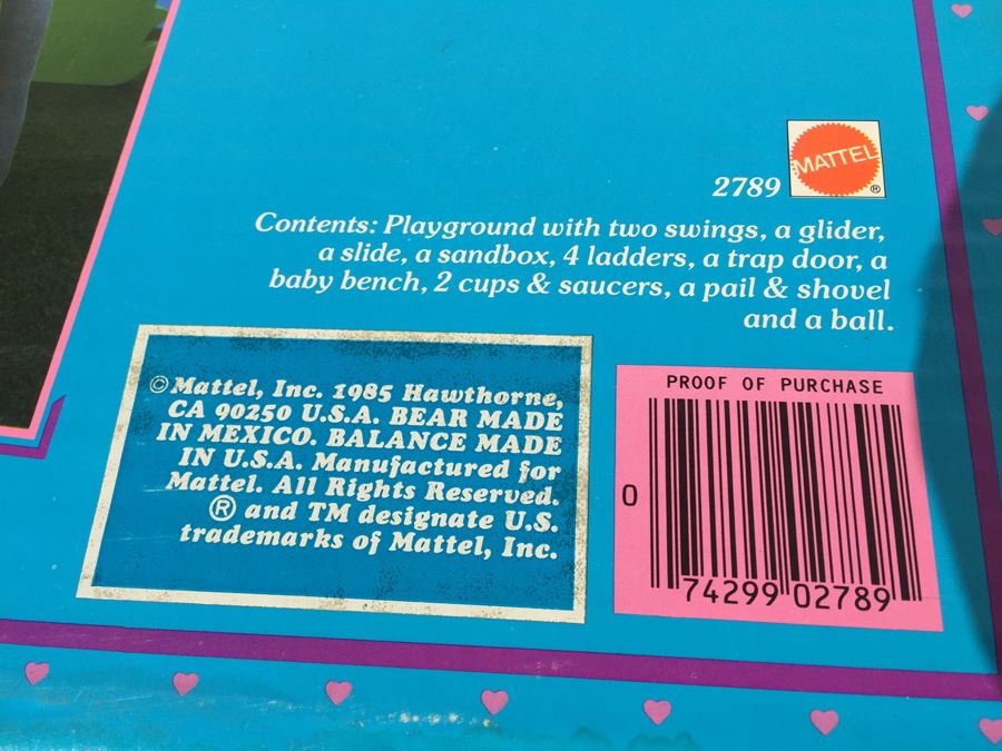 The Heart Family Playground Mattel New In Box 1985 [Photo 7]