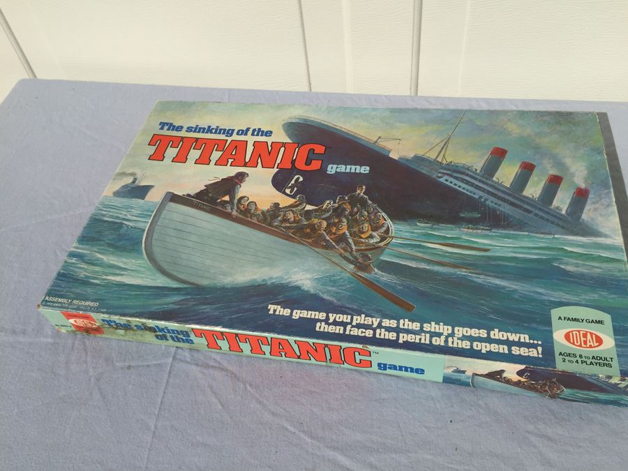 The Sinking Of The Titanic Game 1976 Ideal Toy Corp