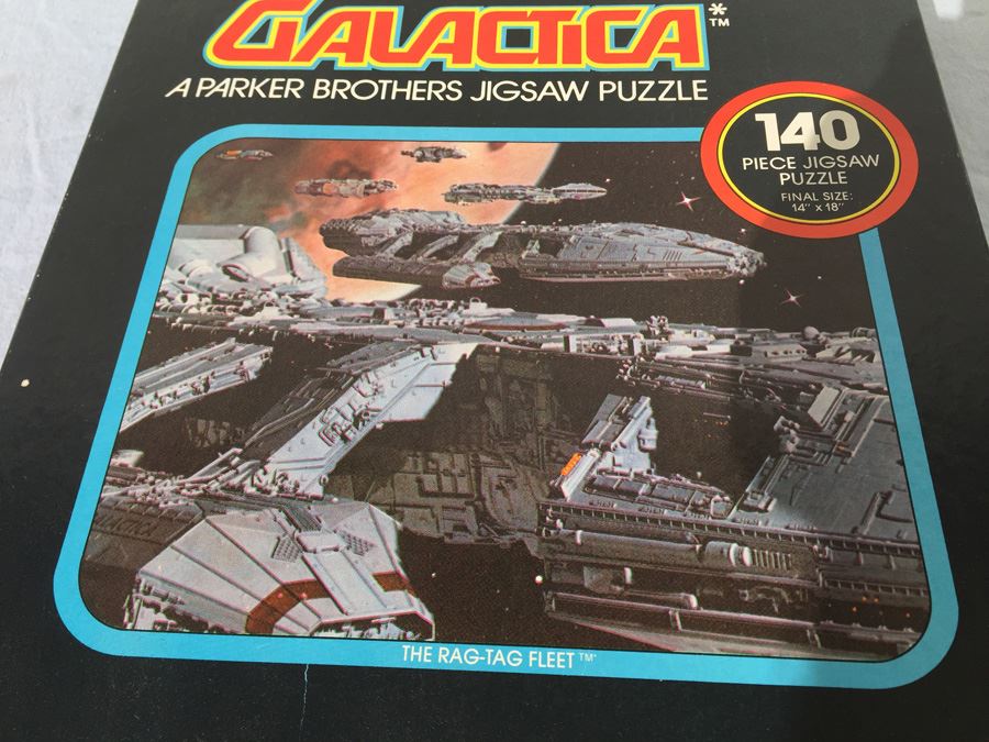 Battlestar Galatica Jigsaw Puzzle Sealed New In Box 1978 [Photo 4]