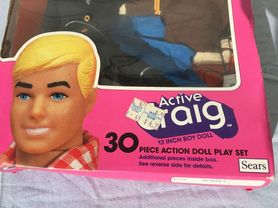 Active Craig 12 Inch Boy Doll SEARS New In Box Vintage