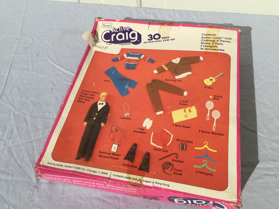 Active Craig 12 Inch Boy Doll SEARS New In Box Vintage [Photo 3]