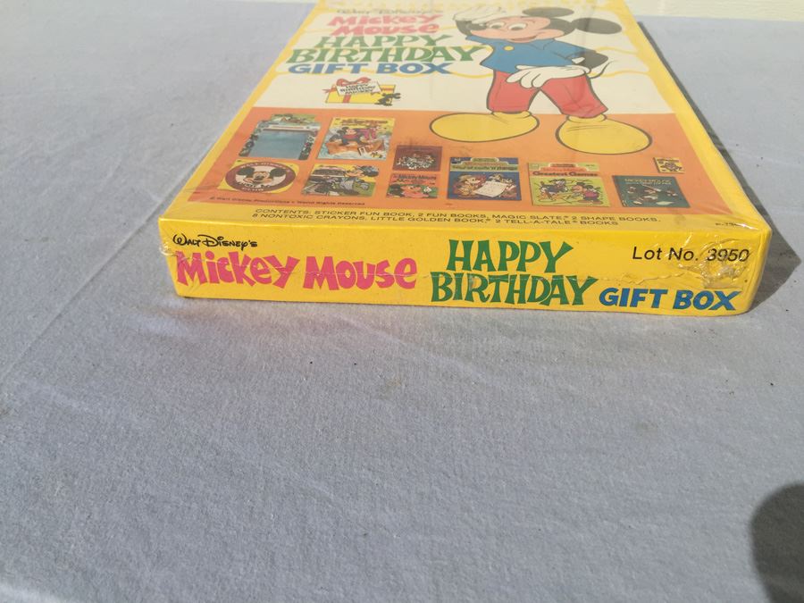 Walt Disney's Mickey Mouse Happy Birthday Gift Box Sealed New In Box [Photo 5]