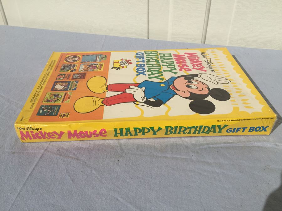 Walt Disney's Mickey Mouse Happy Birthday Gift Box Sealed New In Box [Photo 6]