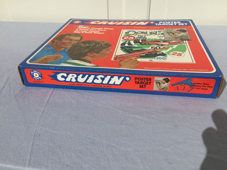 Cruisin' Poster Target Set Placo Toys New In Box 1980 [Photo 6]