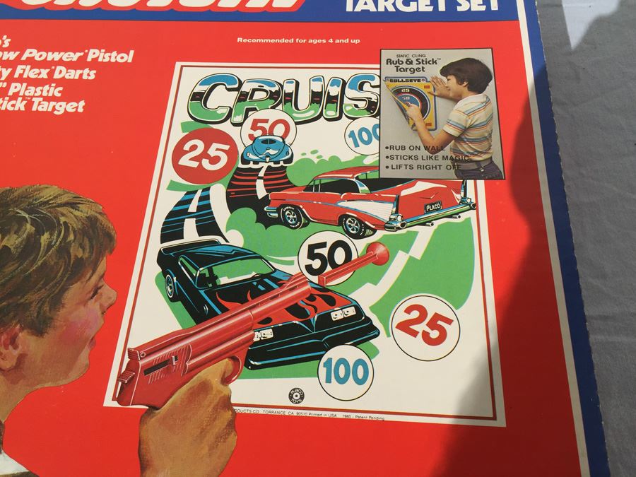 Cruisin' Poster Target Set Placo Toys New In Box 1980 [Photo 2]