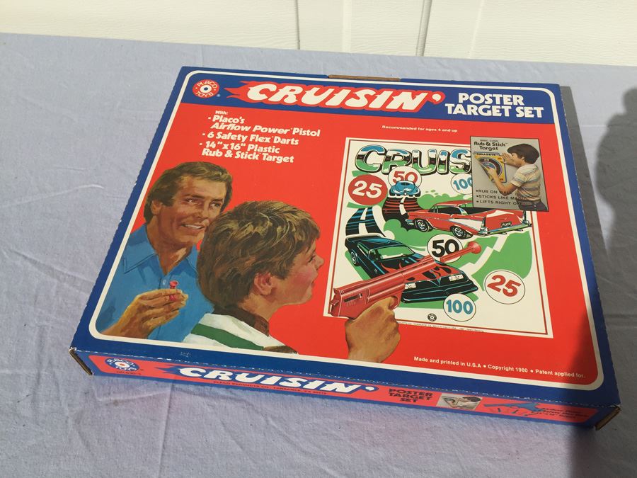 Cruisin' Poster Target Set Placo Toys New In Box 1980 [Photo 4]