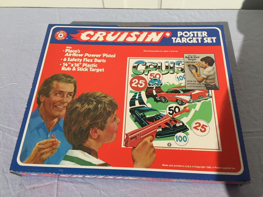 Cruisin' Poster Target Set Placo Toys New In Box 1980 [Photo 1]