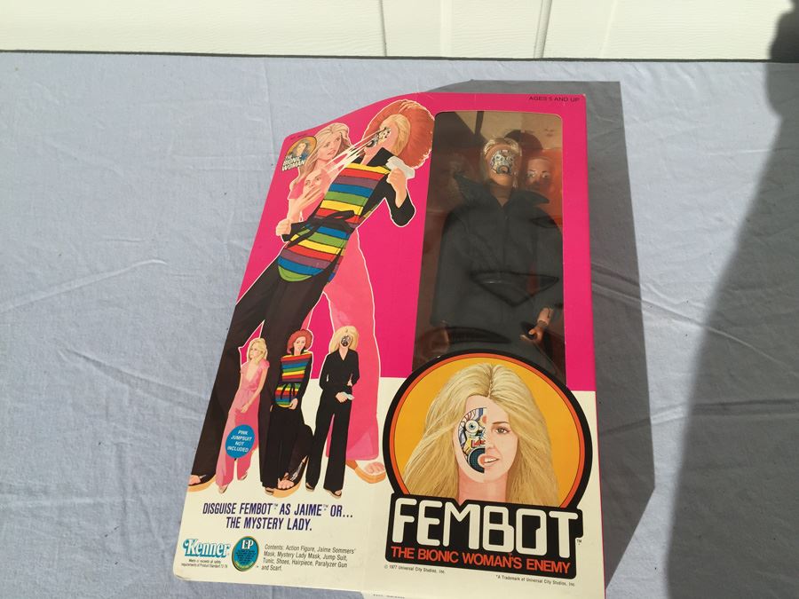 FEMBOT The Bionic Woman's Enemy New In Box Kenner 1977 [Photo 7]