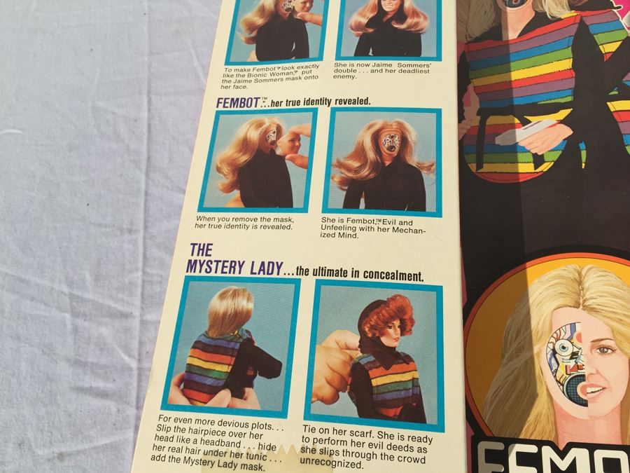 FEMBOT The Bionic Woman's Enemy New In Box Kenner 1977 [Photo 12]