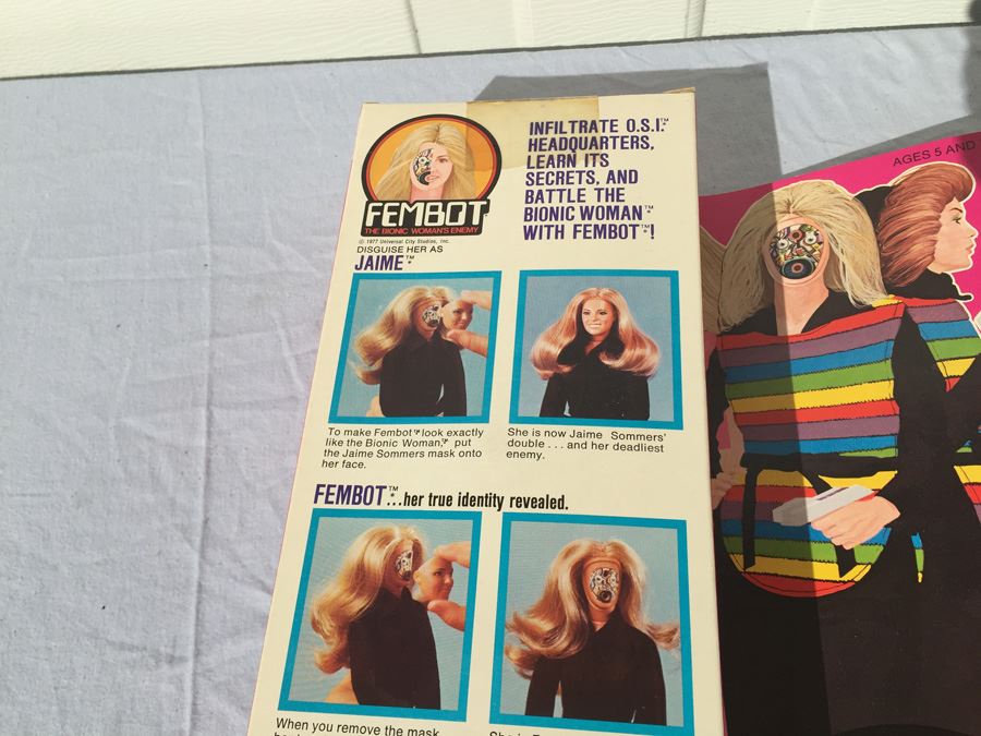 FEMBOT The Bionic Woman's Enemy New In Box Kenner 1977 [Photo 13]