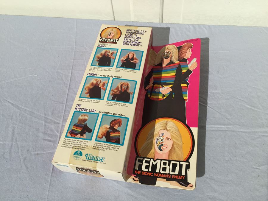 FEMBOT The Bionic Woman's Enemy New In Box Kenner 1977 [Photo 3]