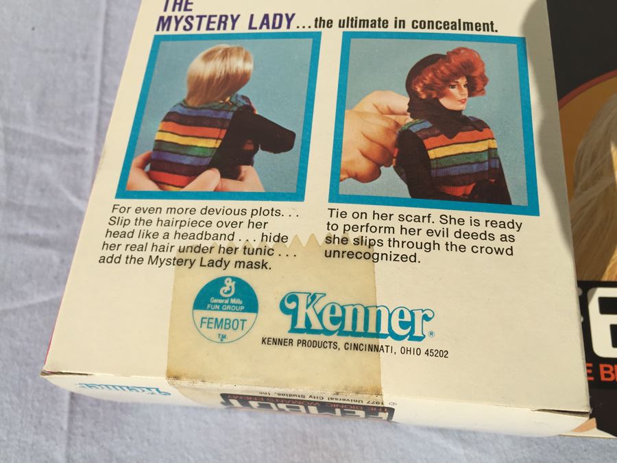 FEMBOT The Bionic Woman's Enemy New In Box Kenner 1977 [Photo 11]
