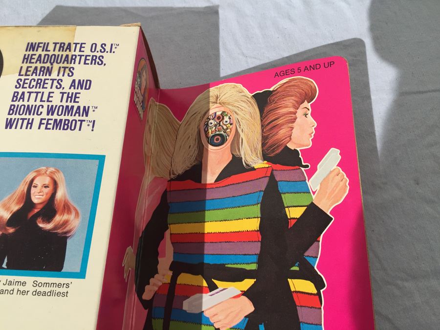 FEMBOT The Bionic Woman's Enemy New In Box Kenner 1977 [Photo 14]